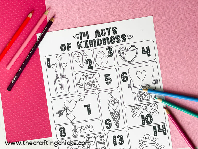 14 Acts Of Kindness Printable - The Crafting Chicks