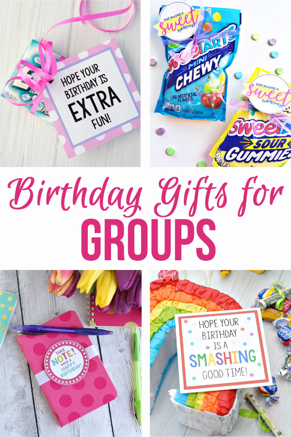 Birthday Gifts for Groups - The Crafting Chicks